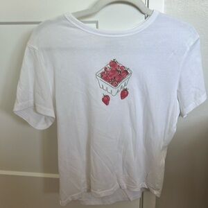 Abercrombie never before worn strawberry shirt